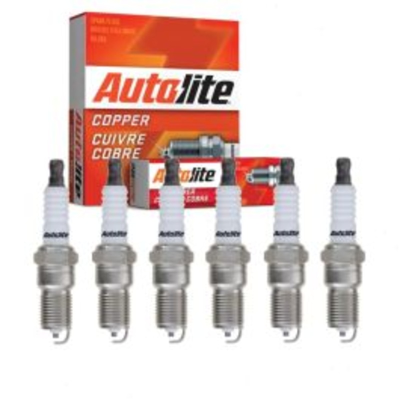 6 pc Autolite Copper Core Spark Plugs for 1989-1991 Buick Century 3.3L V6