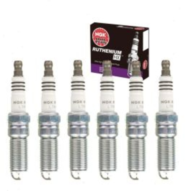 6 pc NGK Ruthenium HX Spark Plugs for 2002-2009 GMC Envoy 4.2L L6