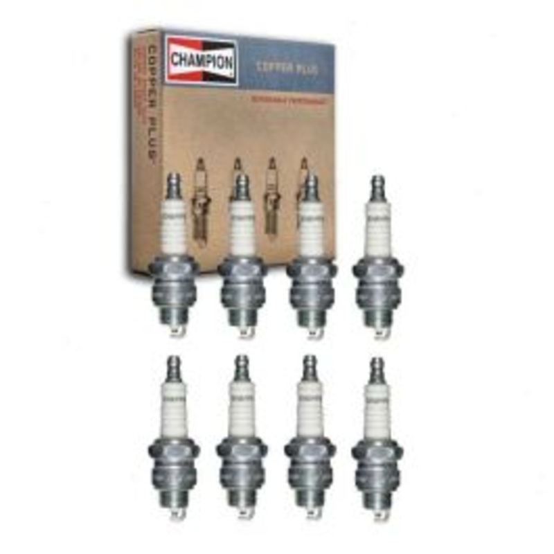 8 pc Champion Copper Plus Spark Plugs for 1968 GMC K15 K1500 Suburban 5.0L V8