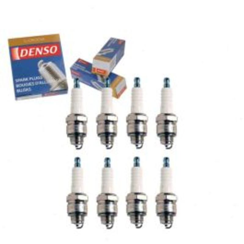 8 pc DENSO Standard U-Groove Spark Plugs for 1968-1974 Dodge D200 Pickup 6.3L 6.6L 7.2L V8