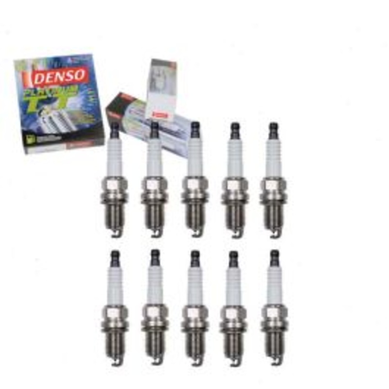 10 pc DENSO Platinum TT Spark Plugs for 2004-2005 Porsche Carrera GT 5.7L V10
