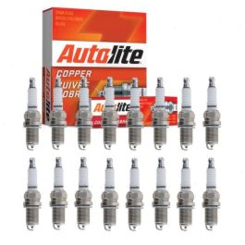 16 pc Autolite Copper Core Spark Plugs for 2006 Mercedes-Benz CLK55 AMG