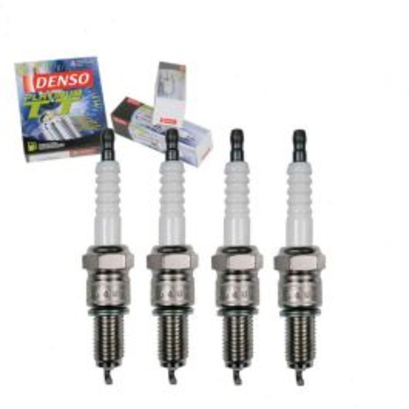4 pc DENSO Platinum TT Spark Plugs for 1971-1992 Dodge Colt 1.4L 1.5L 1.6L 1.8L 2.0L L4