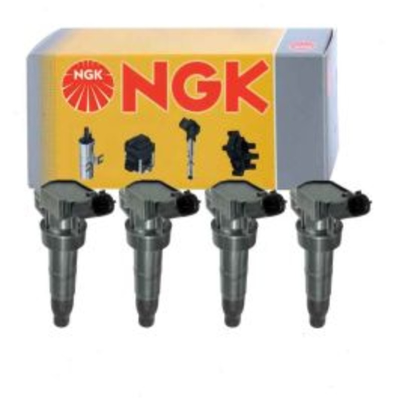 4 pc NGK Ignition Coils for 2013-2015 Hyundai Santa Fe 2.0L L4