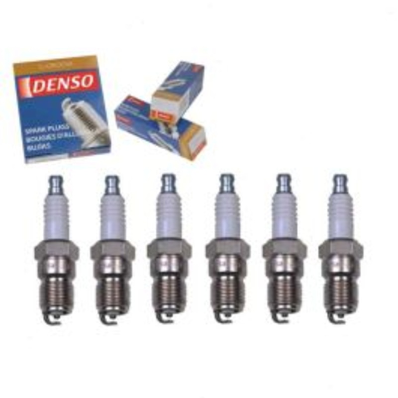 6 pc DENSO Standard U-Groove Spark Plugs for 2000-2005 Lincoln LS 3.0L V6