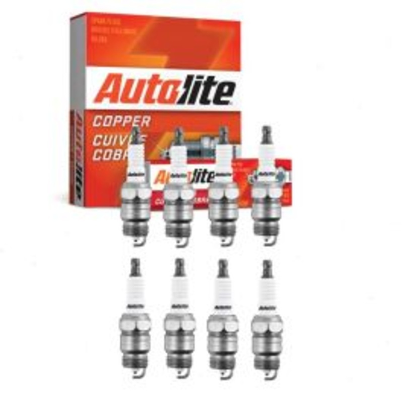 8 pc Autolite Copper Core Spark Plugs for 1962 Ford Galaxie 500 4.8L V8