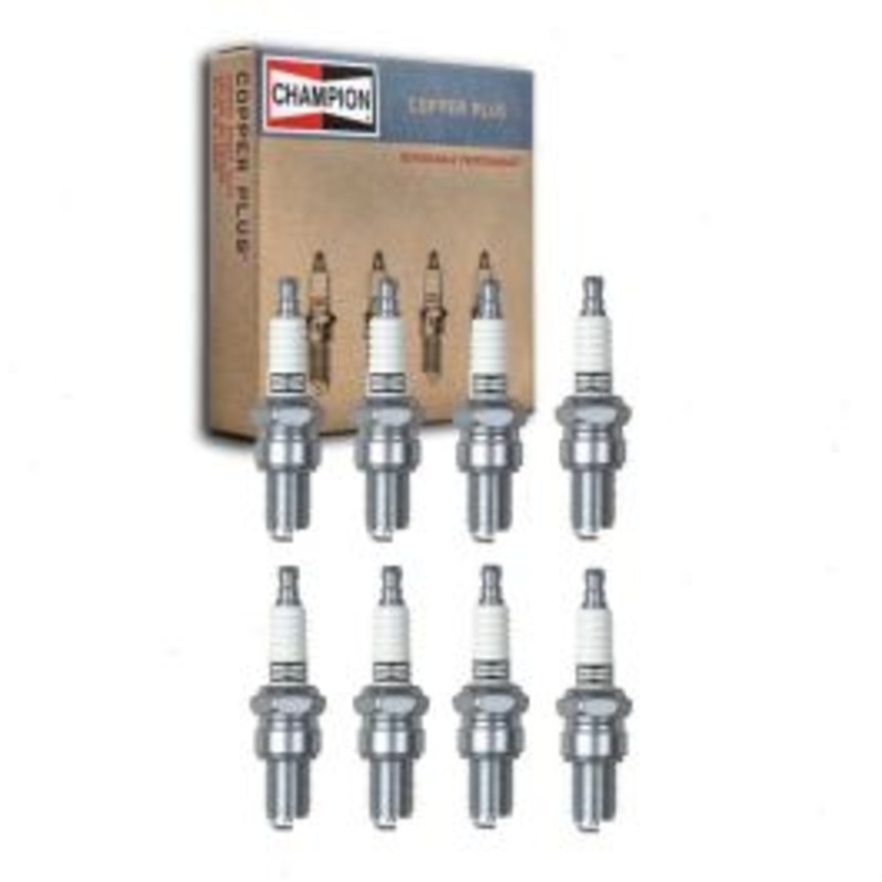 8 pc Champion Copper Plus Spark Plugs for 1960-1961 Chevrolet C20 Pickup 5.7L V8