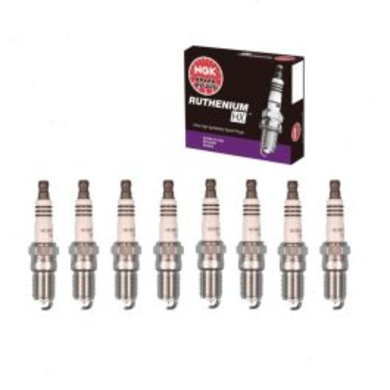 8 pc NGK Ruthenium HX Spark Plugs for 2009-2012 Chevrolet Colorado 5.3L V8