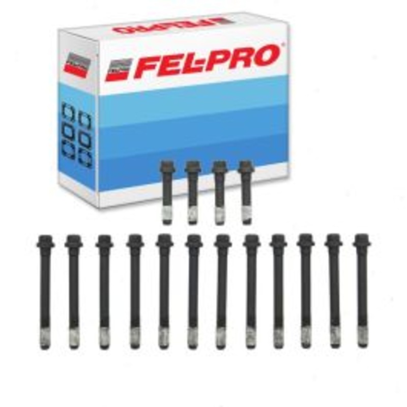 Fel-Pro Engine Cylinder Head Bolt Set for 1968-1974 GMC K35 K3500 Pickup 6.5L 6.6L 7.4L V8