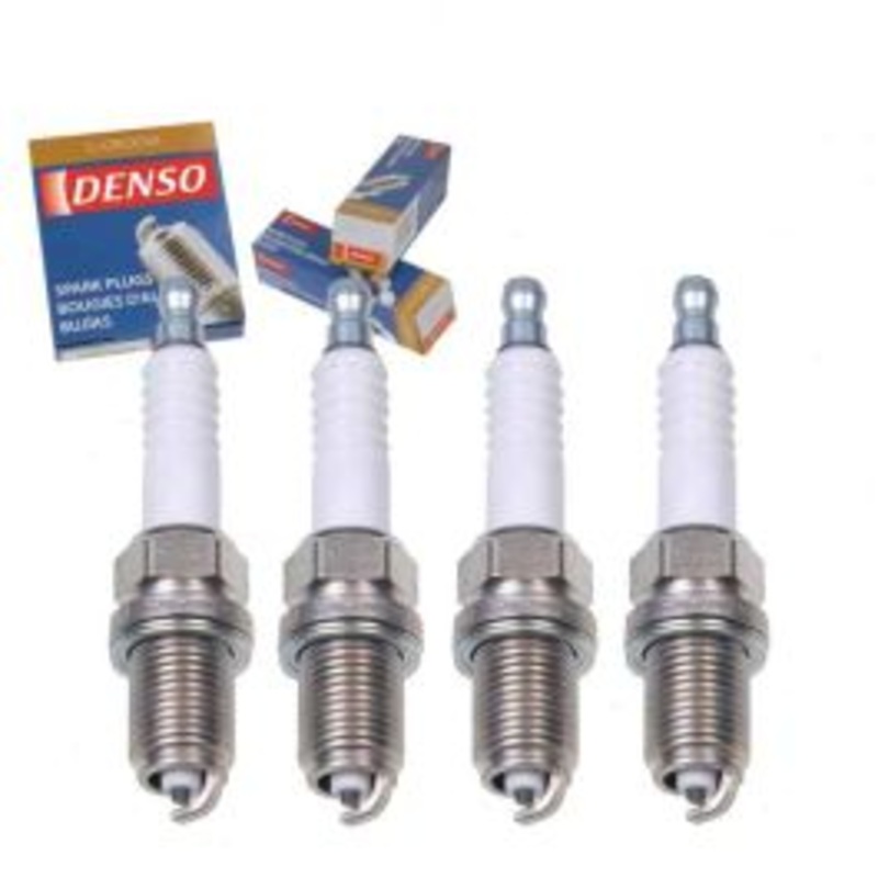 4 pc DENSO Standard U-Groove Spark Plugs for 1988-1991 Honda CRX 1.5L L4