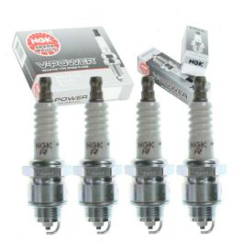 4 pc NGK V-Power 5858 XR4 Spark Plugs