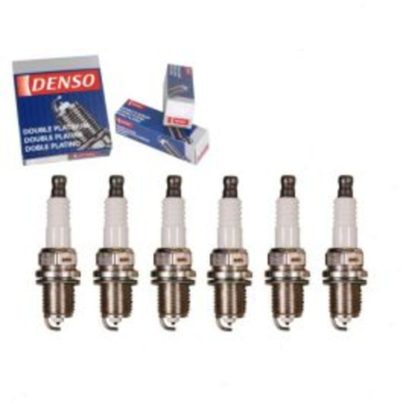 6 pc DENSO Double Platinum Spark Plugs for 2002-2004 Mercedes-Benz SLK32 AMG 3.2L V6