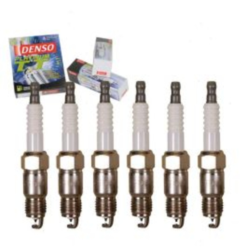6 pc DENSO Platinum TT Spark Plugs for 1985-1995 Chevrolet G20 4.3L V6