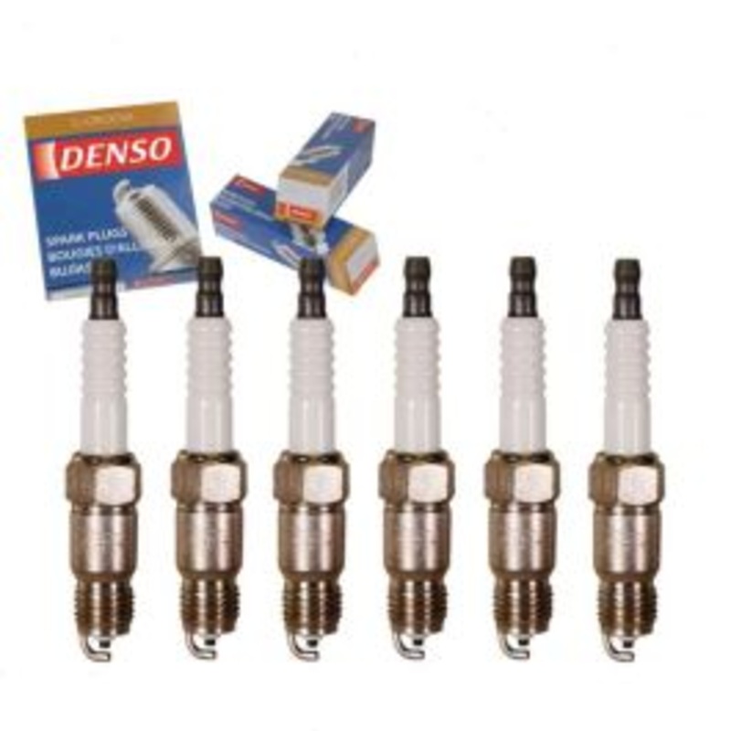 6 pc DENSO Standard U-Groove Spark Plugs for 1987 GMC V1500 4.3L V6