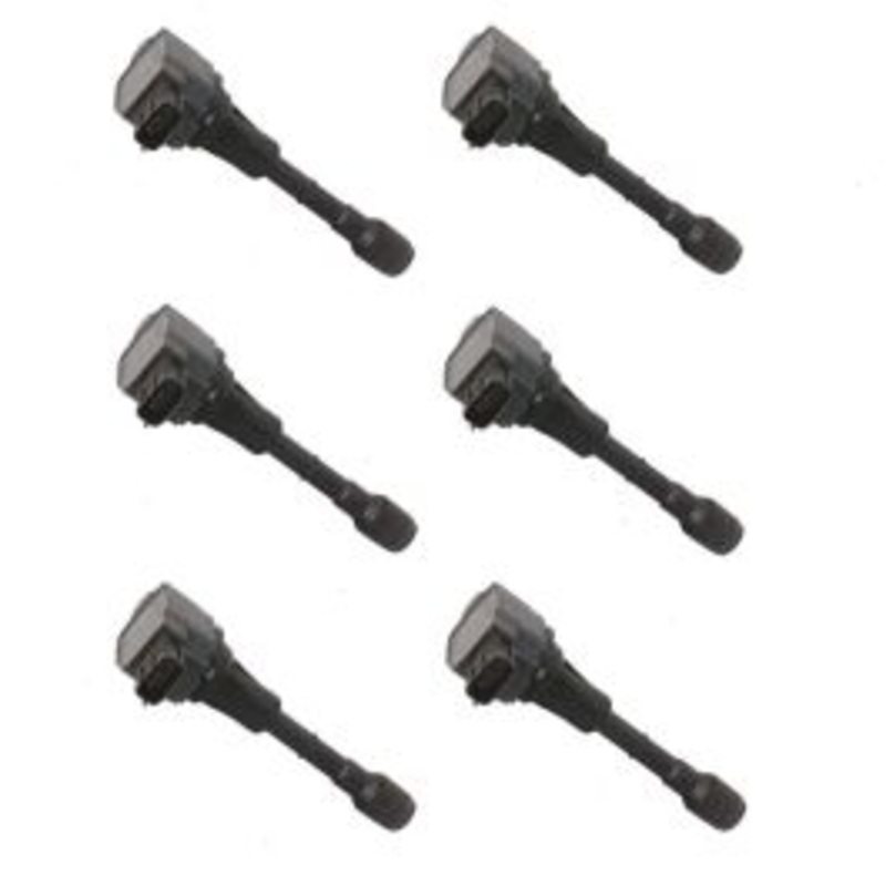 6 pc Hitachi Ignition Coils for 2014-2015 Infiniti Q60 3.7L V6