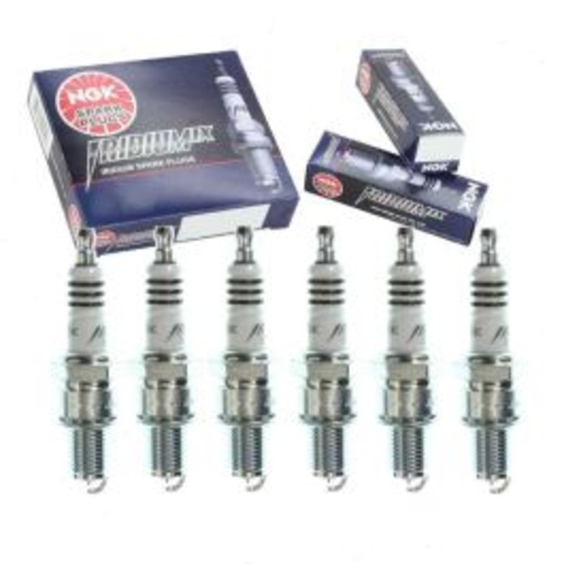 6 pc NGK Iridium IX Spark Plugs for 1968-1969 Ferrari Dino 206 GT 2.0L V6