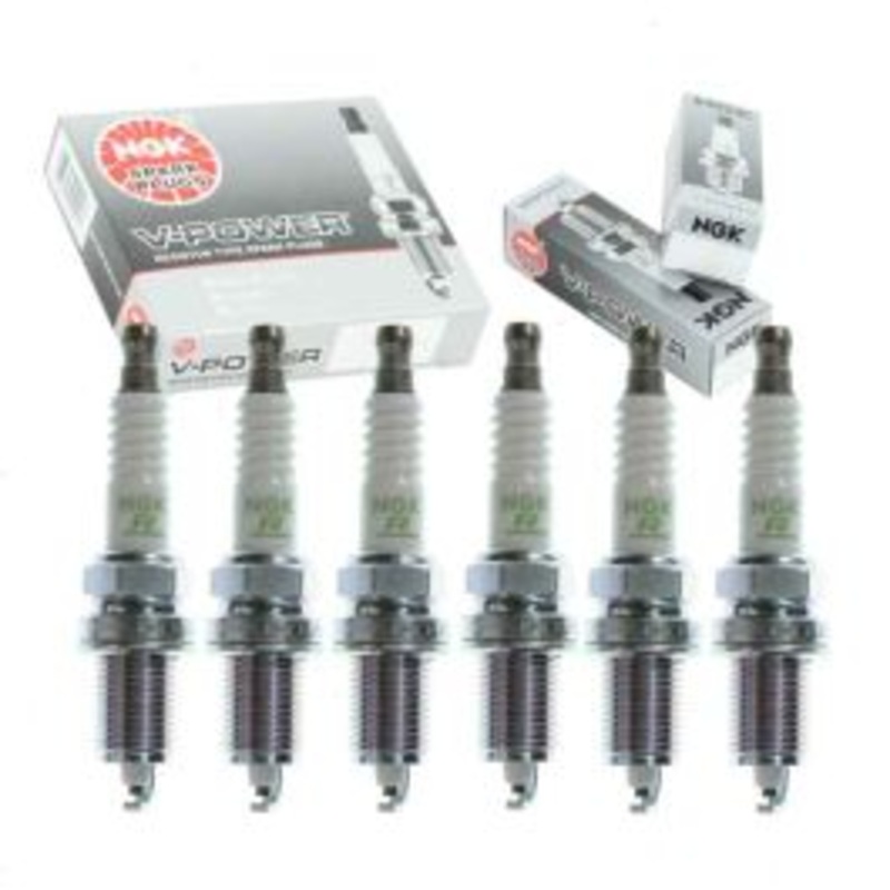 6 pc NGK V-Power Spark Plugs for 2001-2003 Acura CL 3.2L V6