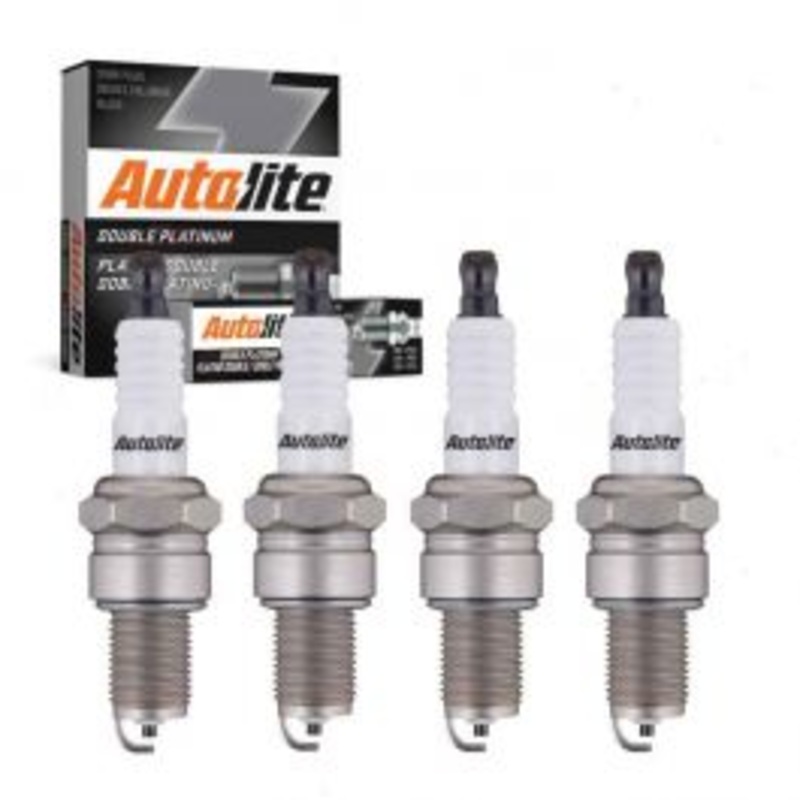 4 pc Autolite Double Platinum Spark Plug for 1983-1986 Plymouth Turismo 2.2
