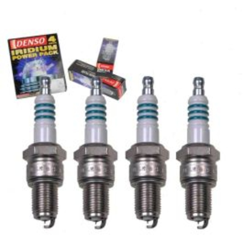 4 pc DENSO Iridium Power Spark Plugs for 1963-1965 Nissan 411 1.3L L4