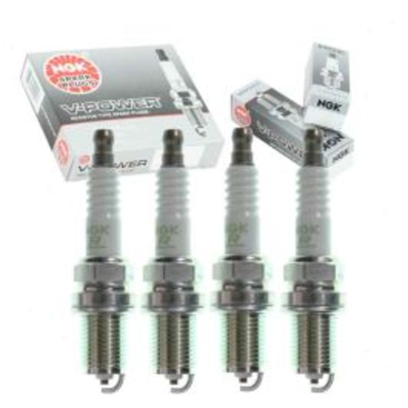 4 pc NGK V-Power Spark Plugs for 1990-1992 Toyota Corolla 1.6L L4