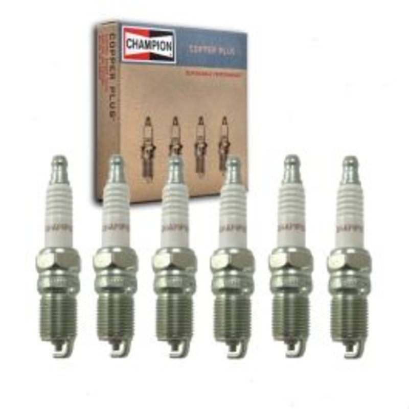 6 pc Champion Copper Plus Spark Plugs for 2007-2008 Saturn Aura 3.5L V6