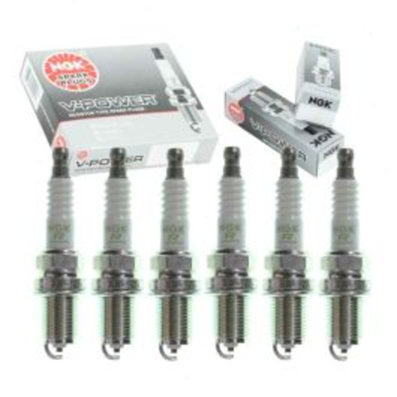 6 pc NGK V-Power Spark Plugs for 1991-1996 Dodge Stealth 3.0L V6