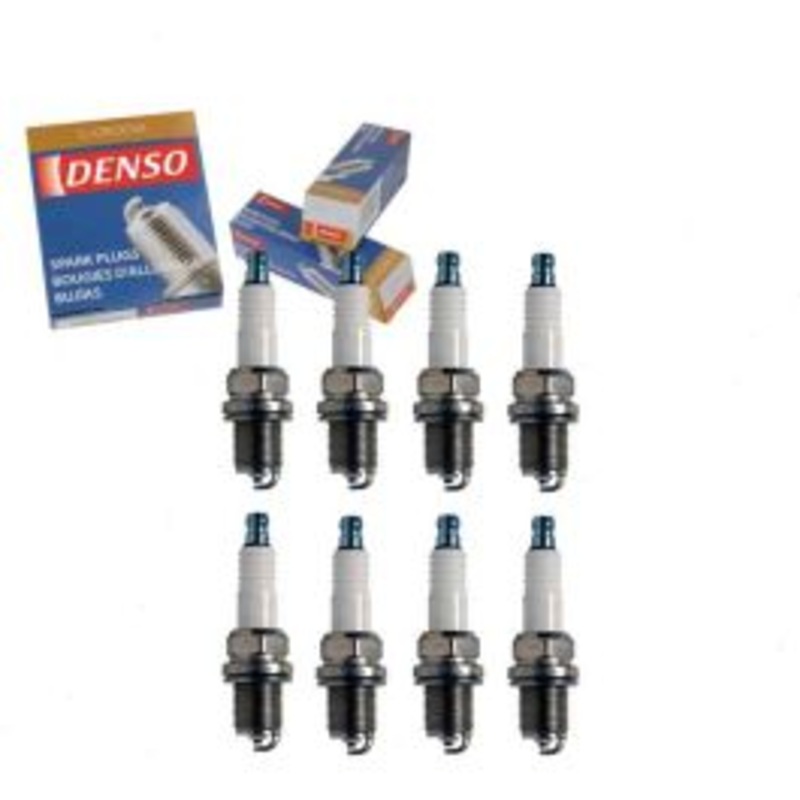 8 pc DENSO Standard U-Groove Spark Plugs for 1997 Mercedes-Benz E420 4.2L V8