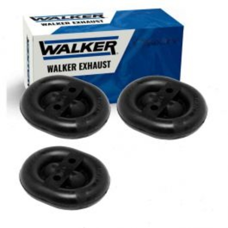 3 pc Walker Muffler Assm Exhaust System Hangers for 1987-1992 Volkswagen Golf 1.8L 2.0L L4