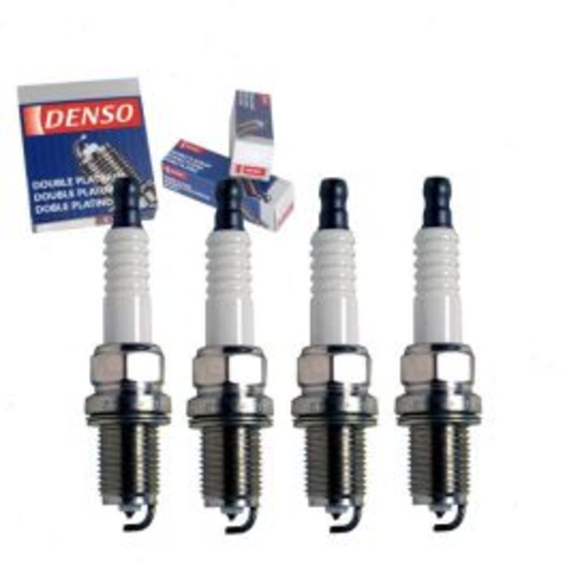 4 pc DENSO Double Platinum Spark Plugs for 1991-1993 Nissan NX 2.0L L4