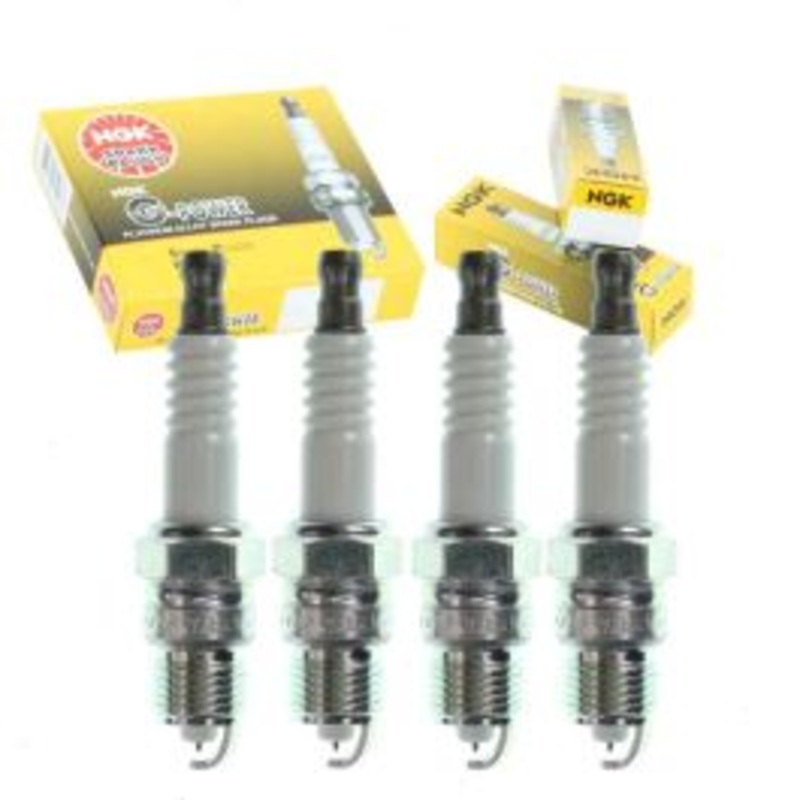 4 pc NGK G-Power Spark Plugs for 1976-1977 Oldsmobile Starfire 2.3L L4