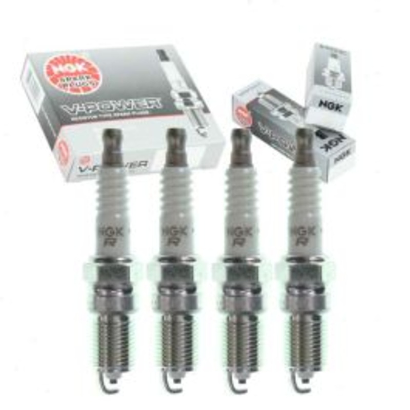 4 pc NGK V-Power Spark Plugs for 1998-2002 Chevrolet S10 2.2L L4