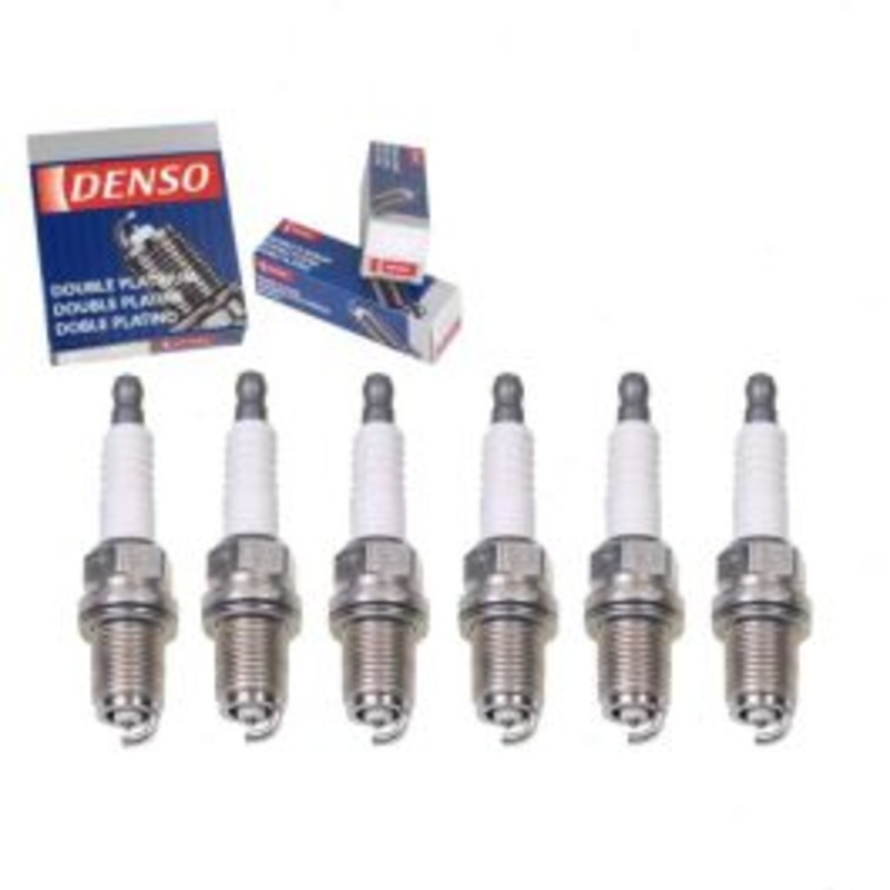 6 pc DENSO Double Platinum Spark Plugs for 2003 Isuzu Axiom 3.5L V6