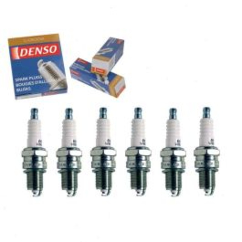 6 pc DENSO Standard U-Groove Spark Plugs for 1978-1988 Toyota Cressida 2.6L 2.8L L6