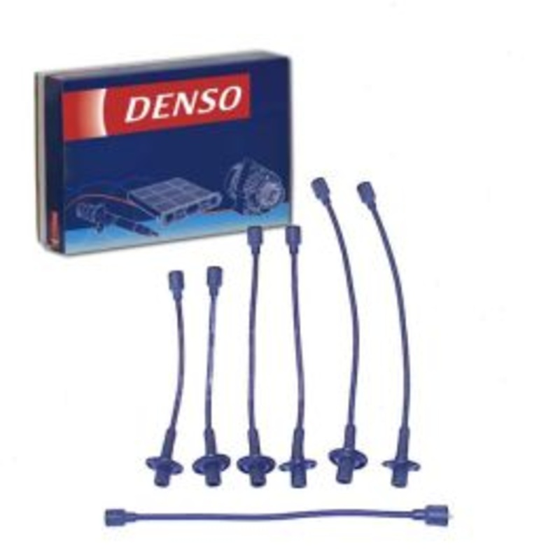 DENSO Spark Plug Wire Set for 1969-1974 Dodge W200 Pickup 3.7L L6