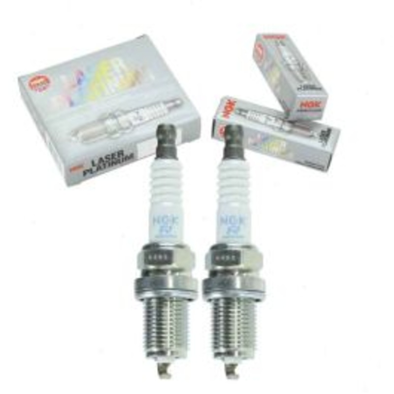 2 pc NGK Laser Platinum 5555 PFR6G-11 Spark Plugs