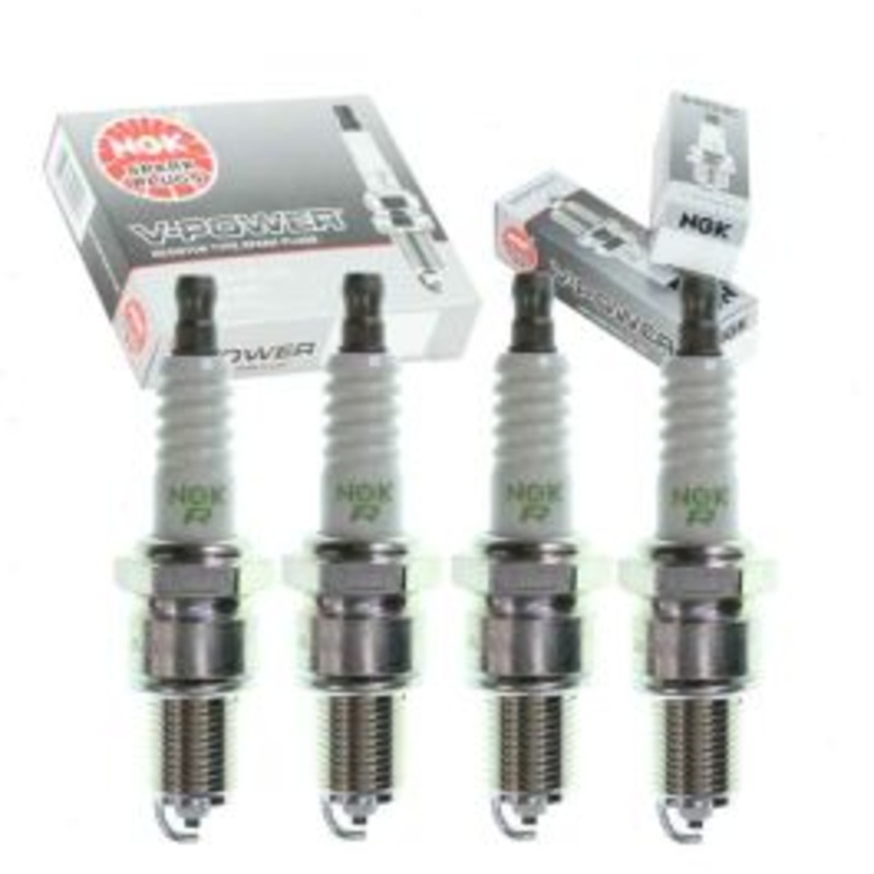 4 pc NGK V-Power Spark Plugs for 1977-1978 Mazda GLC 1.3L L4