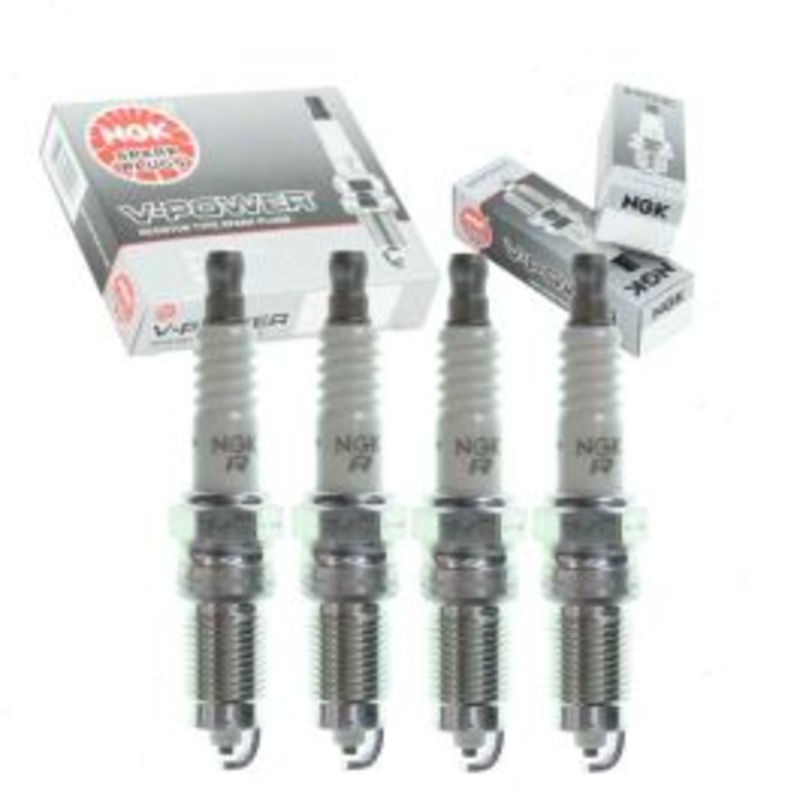 4 pc NGK V-Power Spark Plugs for 1983 Mercury LN7 1.6L L4