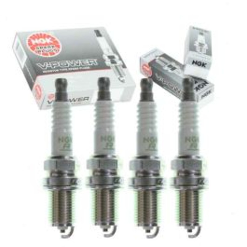 4 pc NGK V-Power Spark Plugs for 1990-1994 Mazda 323 1.8L L4