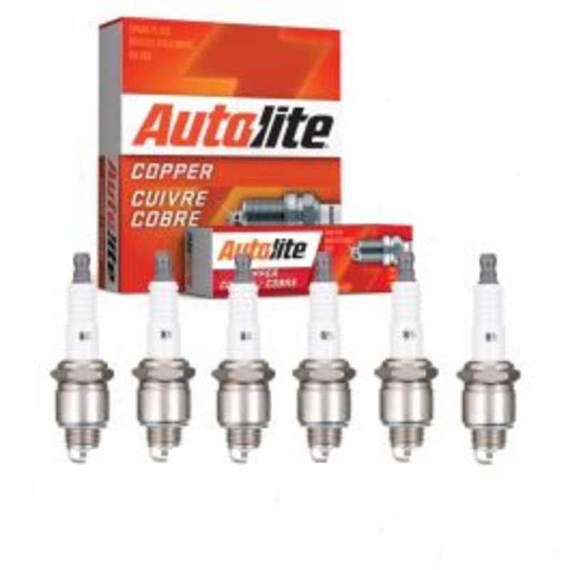 6 pc Autolite Copper Core Spark Plugs for 1966-1968 Jeep CJ5A 3.7L V6