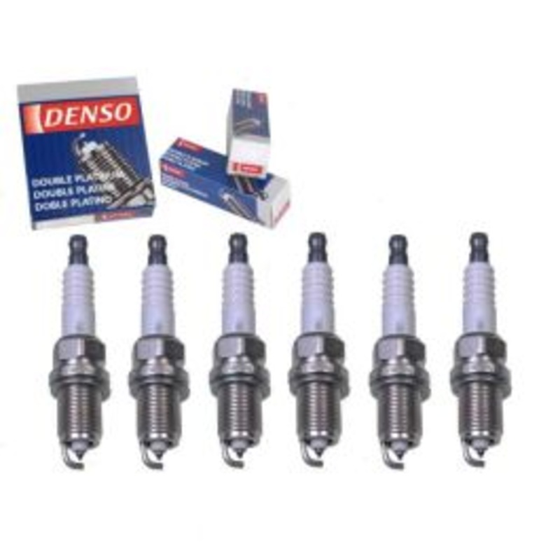 6 pc DENSO Double Platinum Spark Plugs for 2006-2010 Jeep Commander 3.7L V6