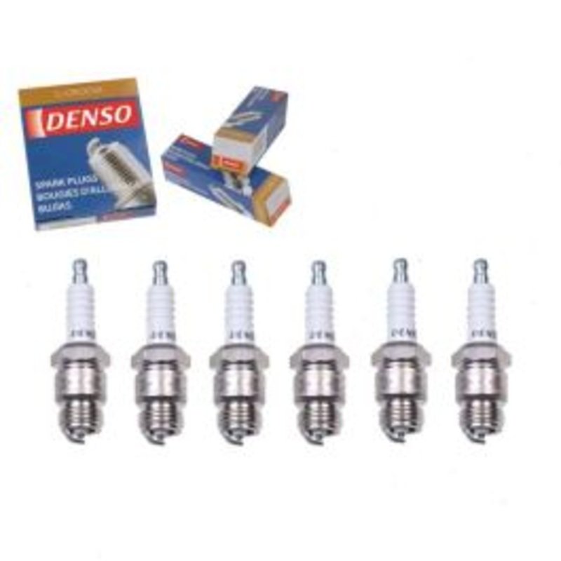 6 pc DENSO Standard U-Groove Spark Plugs for 1961-1973 Ford Ranchero 2.8L 3.3L 4.1L L6