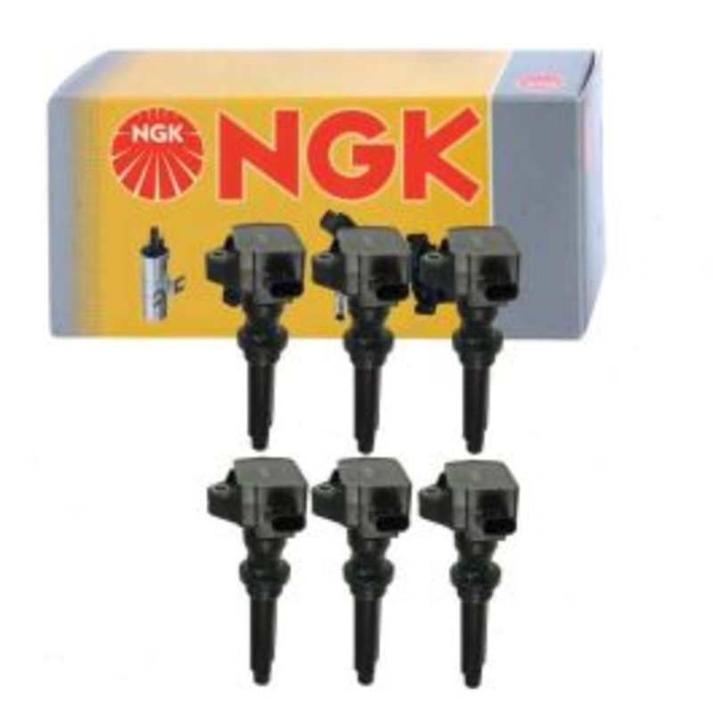6 pc NGK Ignition Coils for 2014-2019 Land Rover Range Rover 3.0L V6