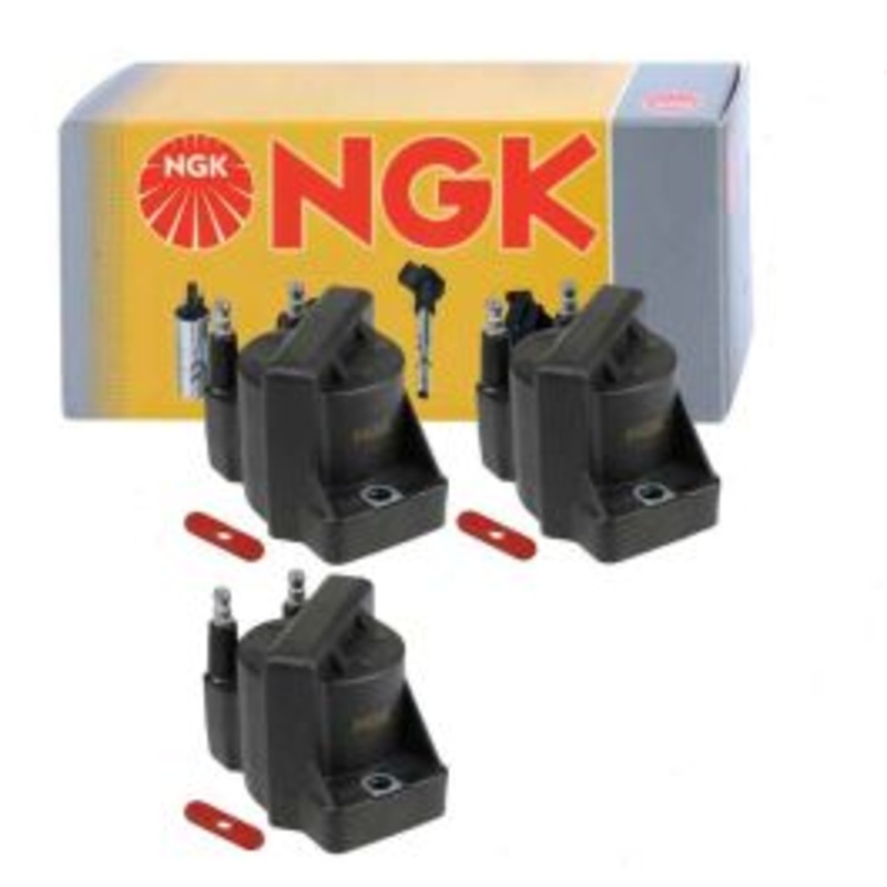 3 pc NGK Ignition Coils for 1992-1995 Isuzu Trooper 3.2L V6