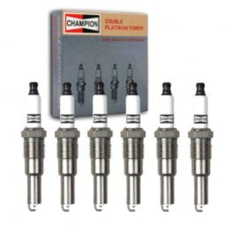 6 pc Champion Double Platinum 7989 Spark Plugs
