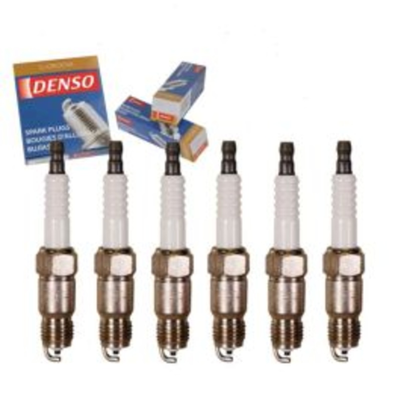6 pc DENSO Standard U-Groove Spark Plugs for 1985-1987 Dodge W150 3.7L L6