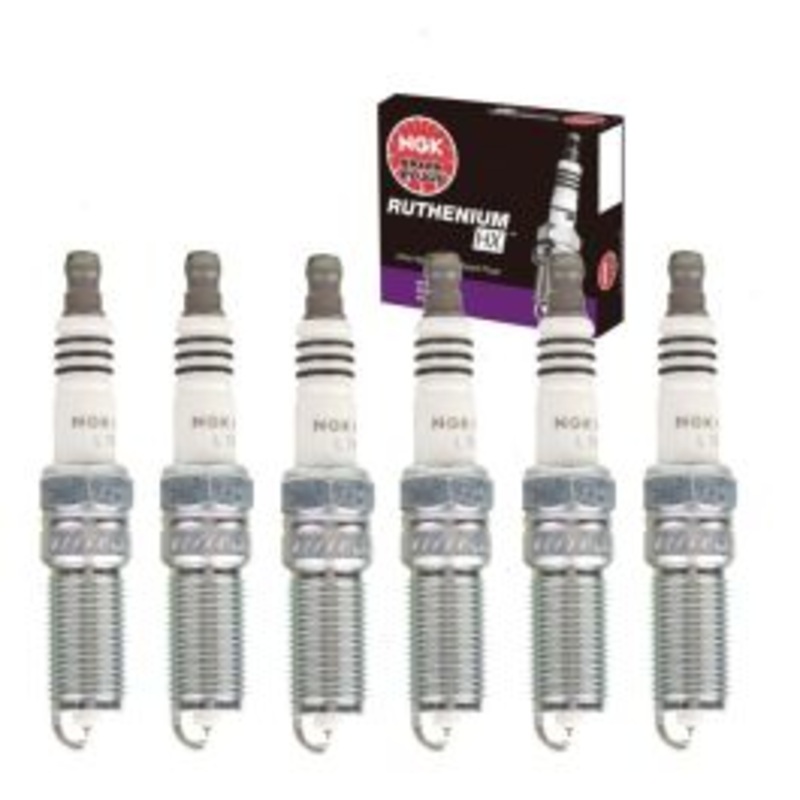 6 pc NGK Ruthenium HX Spark Plugs for 2015-2019 Ford Expedition 3.5L V6