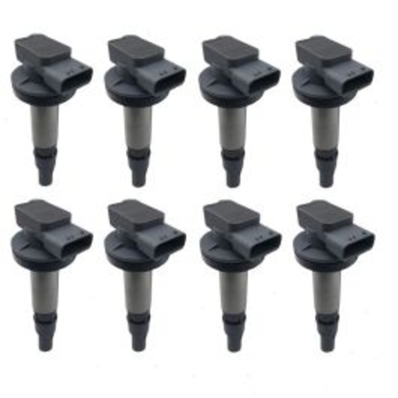 8 pc Hitachi Ignition Coils for 2003-2006 Jaguar XK8 4.2L V8