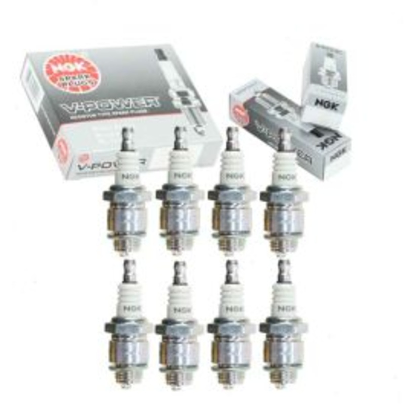 8 pc NGK V-Power 5574 BPM8Y SOLID Spark Plugs