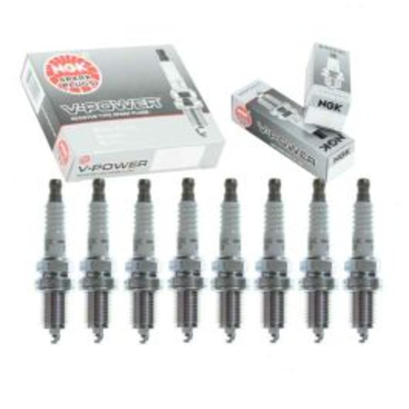 8 pc NGK V-Power Spark Plugs for 1985 Oldsmobile Toronado 5.0L V8