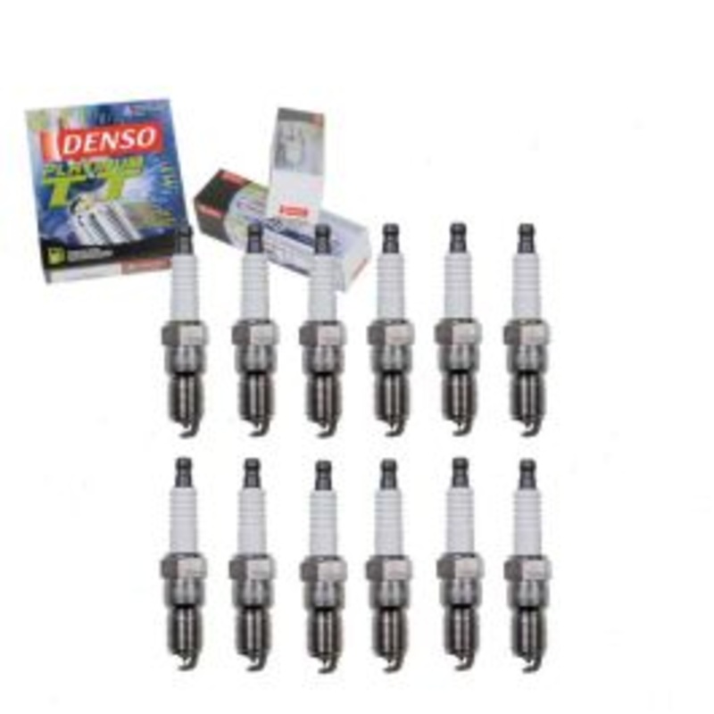 12 pc DENSO Platinum TT Spark Plugs for 1981-1992 Jaguar XJ12 5.3L V12